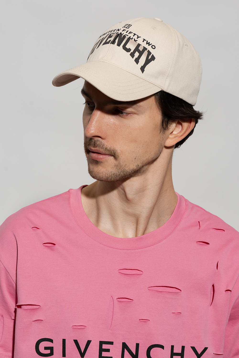 SchaferandweinerShops TW Cream Baseball cap Givenchy givenchy spring 2016 new york fashion week runway